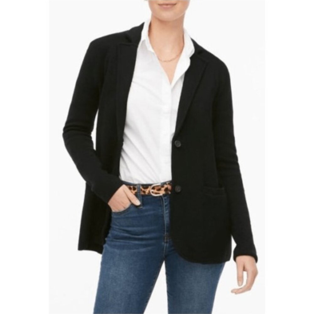 J. Crew Mercantile. Navy Sweater Blazer. Size M.